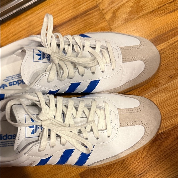 Adidas SAMBA White and Blue Sneakers - Picture 4 of 4